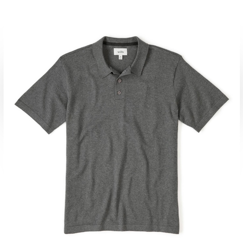 Fine Ribbed Cotton Cashmere Polo Shirt